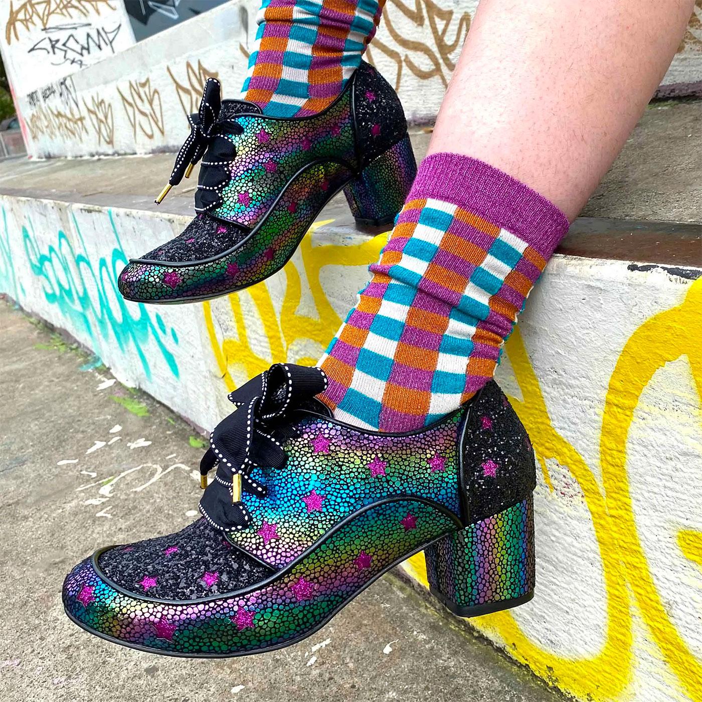 IRREGULAR CHOICE Shop -IRREGULAR CHOICE Shop irregular choice supernova 70s shoes black6